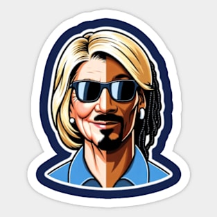 marha & snoop Sticker